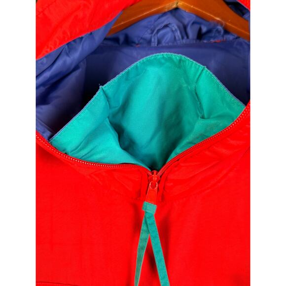 Columbia Sportswear Anorak Kangaroo Windbreaker Jacket Vintage 80 90s Mens Large - Picture 9 of 12